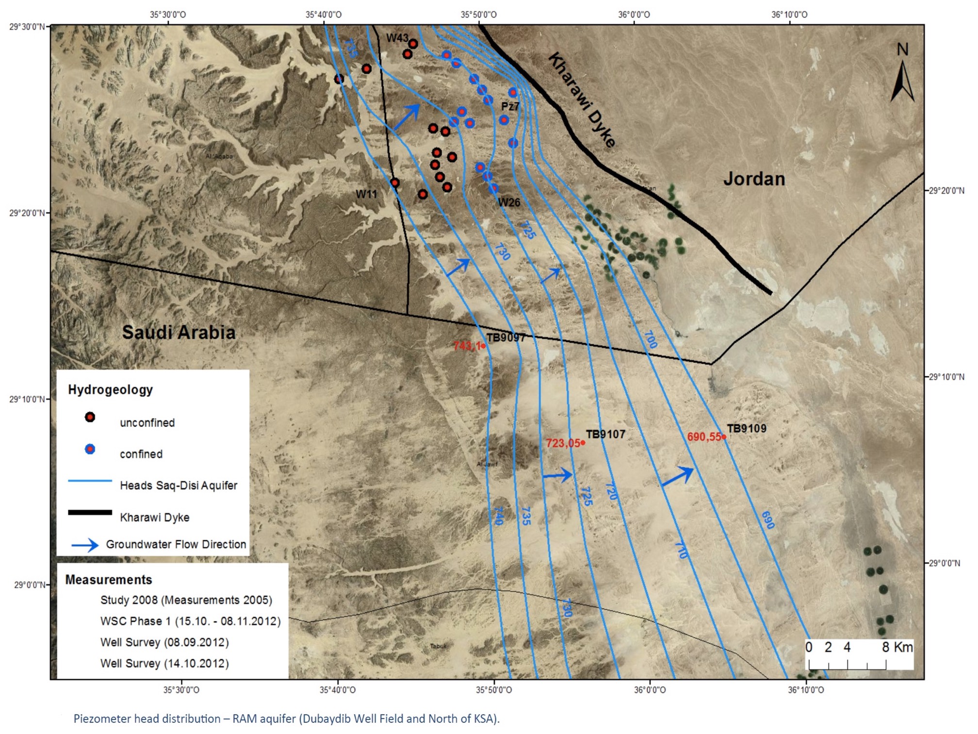 Grundwassergleichenplan